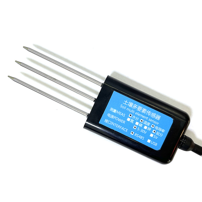 VWC 습기 온도 전도성 EC 탐사 70mm 길이 토양 습기 테스트