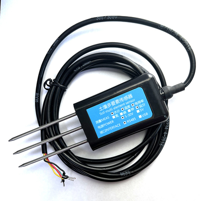 VWC 습기 온도 전도성 EC 탐사 70mm 길이 토양 습기 테스트