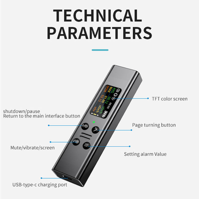 USB-C형 충전 비타 감마 X선 방사능 검사기
