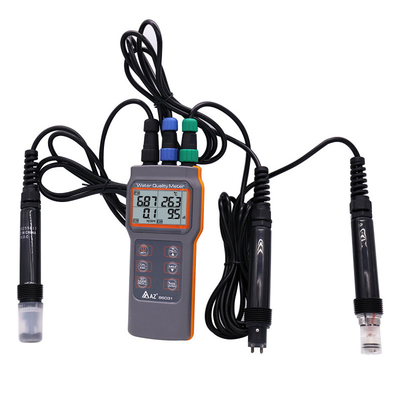 콤보 5 in 1 PH/COND./D.O/TEMP 수심계 Aquaponic AZ86031 휴대용 물고기 연못 IP67