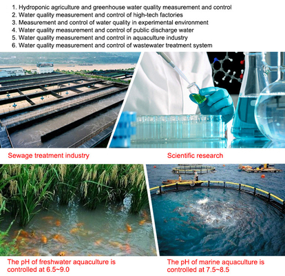 콤보 5 in 1 PH/COND./D.O/TEMP 수심계 Aquaponic AZ86031 휴대용 물고기 연못 IP67