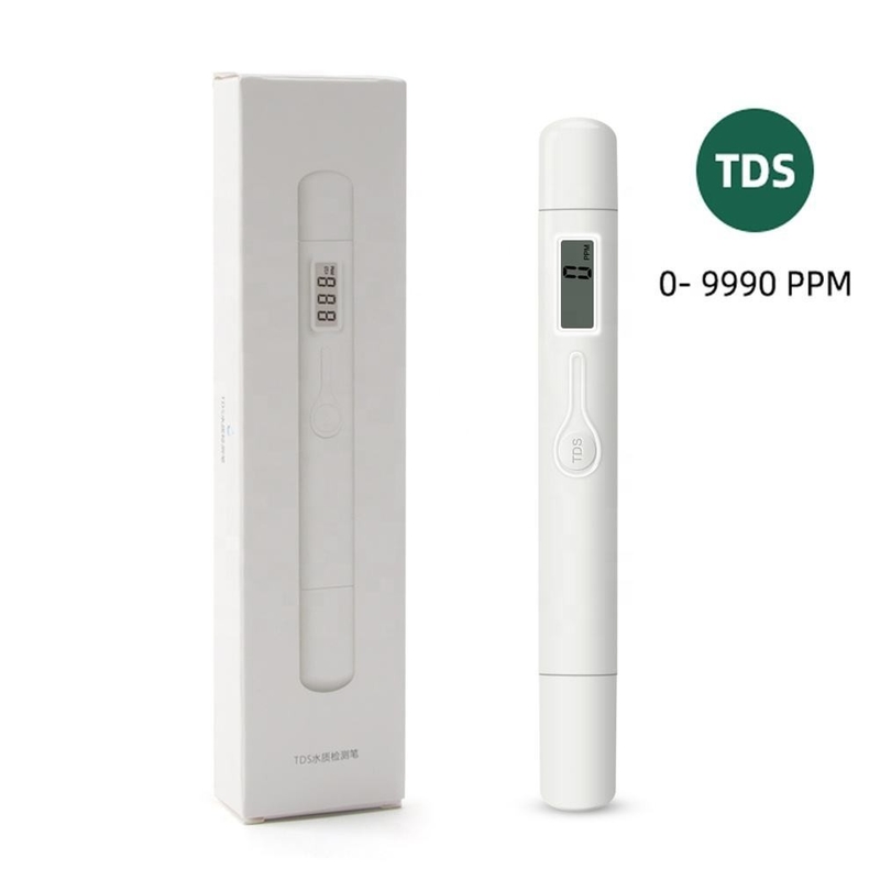 고정도 TDS 미터 단추 펜 0-9990ppm 측정 범위 ±2% 정확도